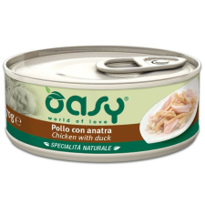 Oasy Cat Konzerv Natural Chicken&Duck 70g macskaeledel