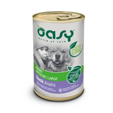  Oasy Dog Konzerv OP Adult Medium/Large Duck konzerv kutyáknak 400g kutyaeledel