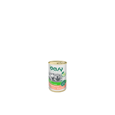 Oasy Dog Konzerv OP Adult Medium/Large Salmon 400g kutyaeledel