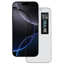 OBAL:ME 5D Apple iPhone 17 / 17 Pro kijelzővédő üvegfólia, fekete mobiltelefon kellék