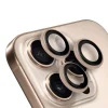 OBAL:ME Apple iPhone 16 Pro/16 Pro Max tempered glass kamera védő üvegfólia, desert titanium