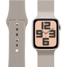 OBAL:ME Apple Watch 38/40/41mm szilikon szíj, S-M, bézs okosóra kellék