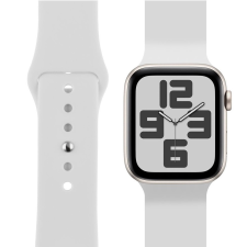 OBAL:ME Apple Watch 38/40/41mm szilikon szíj, S-M, fehér okosóra kellék