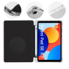 OBAL:ME MistyTab Xiaomi Redmi Pad SE 8.7 oldalra nyíló, kitámasztható tok, fekete