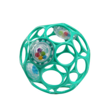 Oball Játék RATTLE 10cm dark turquoise 0hó+ rágóka