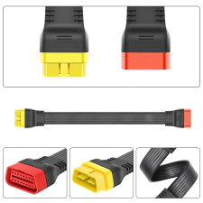 OBD2 kábel hosszabbító 36cm - lapos mérőműszer