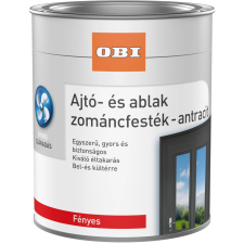 OBI Ajtó- és ablak zománcfesték fényes antracit 750 ml zománcfesték