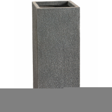  OBI Calais virágcserép, 33,5 cm x 33,5 cm, antracit kerti dekoráció