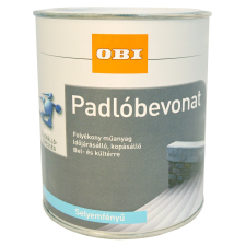 OBI cementpadló-bevonat, tiszta fehér, selyemfényű 750 ml fal- és homlokzatfesték