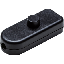  OBI közbenső zsinórkapcsoló fekete 2 A villanyszerelés