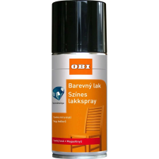 OBI lakkspray színes magas selyemfényűényű magas selyemfényűényű koromfekete 150 aeroszolos termék