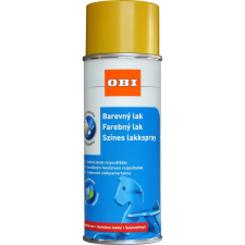 OBI lakkspray vizes bázisú színes selyemfényű napsárga 400 ml aeroszolos termék