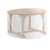 OBI Outdoor Living OBI védőtakaró, 75 cm x átmérő: 125 cm