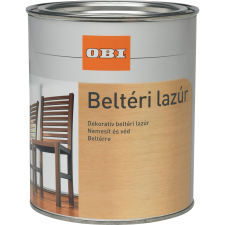 OBI vékonylazúr vízzel higítható színtelen 750 ml favédőszer és lazúr