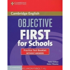 OBJECTIVE FIRST SCHOOL PTBNOKEY nyelvkönyv, szótár
