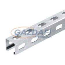 OBO 1122479 MS4141PP1000FT Szerelősín MS4121, résszélesség 22mm, 1000mm merítetten tűzihorganyzott acél villanyszerelés