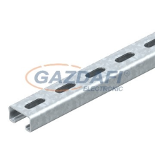 OBO 1122928 MS4121P3000A2 Szerelősín MS4121, perforált résszélesség 22mm, 3000mm rozsdamentes acél villanyszerelés