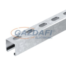 OBO 1123033 MS4141P0300A4 Szerelősín MS4141, perforált, résszélesség 22mm, 300mm rozsdamentes acél villanyszerelés