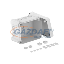 OBO 2005066 X10 LGR-TR Leágazódoboz átlátszó fedéllel 190x150x125mm villanyszerelés