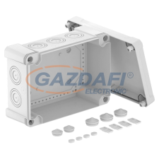 OBO 2005164 X25 SW-RO Leágazódoboz piros fedéllel 286x202x125mm villanyszerelés