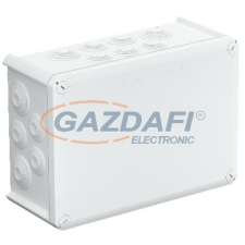 OBO 2007371 T 350 F Kábel-Leágazódoboz bevezetőnyílásokkal 285x201x120mm Polipropilén, üvegszállal erősített villanyszerelés