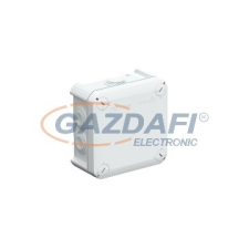 OBO 2007638 T 60 RO-LGR Kábel-Leágazódoboz bevezetésekkel, piros fedéllel 114x114x57mm polipropilén villanyszerelés