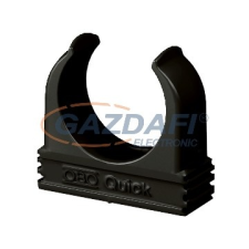OBO 2149571 2955 M32 SW Quick Rögzítőbilincs M32 fekete polipropilén villanyszerelés