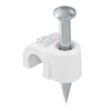 OBO 2225816 2010 35 RW Iso Nagel-Clip 10mm, L35 hófehér polipropilén