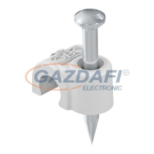 OBO 2227746 2009 45 LGR Iso Nagel-Clip 9mm, L45 világosszürke polipropilén villanyszerelés