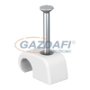 OBO 2228420 2026 18 RW Haft Clip 7-12mm, L18 hófehér polipropilén