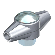 OBO 5329078 239 Összekötő 8mm galvanikusan horganyzott cink présöntvény villanyszerelés