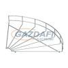OBO 6001955 GRB 90 540 G 90°-Os Ív Rácsos Kábeltálcához 55x400mm galvanikusan horganyzott acél