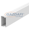 OBO 6026370 WDK20035CW Fali És Mennyezeti Csatorna fenékperforálással 20x35x2000mm krémfehér PVC