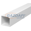 OBO 6026419 WDK25025GR Fali És Mennyezeti Csatorna fenékperforálással 25x25x2000mm kőszürke PVC