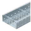 OBO 6098115 WKSG 130 FS Nagyfesztávú Kábeltálca perforált, fenékbordával 110x300x6000mm szalaghorganyzott acél