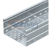 OBO 6098566 WKSG 166 FT Nagyfesztávú Kábeltálca perforált, fenékbordával 160x600x6000mm merítetten tűzihorganyzott acél