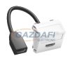 OBO 6104844 MTS-HD F AL1 Modul 45 Hdmi Csatlakozó Aljzat kábellel hüvely-hüvely 45x45mm festett alumínium polikarbonát