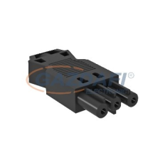 OBO 6108056 BT-S GST18i3p SW Hüvelyrész 3-Pólusú fekete villanyszerelés