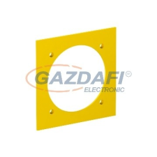 OBO 6109838 VH-P3 Fedlap VH, CEE csatlakozóalj beépítéshez 95x95mm sárga poliamid villanyszerelés