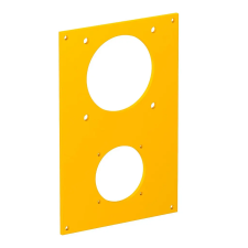 OBO 6109858 VHF-P13 Fedlap CEE + 1x beépíthető 38x38 166x105mm sárga PVC villanyszerelés