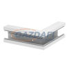 OBO 6114220 GKH-A70130RW Külsősarok Halogénmentes 70x130mm hófehér Polikarbonát/Akrilnitril-butadién-sztirol