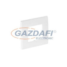 OBO 6119322 AR45-F1 RW Takarókeret Modul 45, 1-részes 84x84mm hófehér polikarbonát villanyszerelés