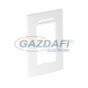 OBO 6119366 AR45-BSF2 AL Takarókeret Modul 45, 2-részes 84x140mm festett alumínium polikarbonát