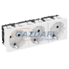 OBO 6120048 STD-D0 SRO3 Csatlakozóaljzat 0°, Hármas védőérintkezős 250V, 10/16A piros polikarbonát