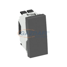 OBO 6120922 WS-UB SWGR0.5 Kikapcsoló/váltókapcsoló szürkésfekete villanyszerelés