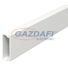 OBO 6150772 WDK10030CW Fali És Mennyezeti Csatorna fenékperforálással 10x30x2000mm krémfehér PVC villanyszerelés