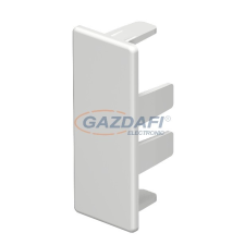 OBO 6154557 WDK HE20050RW Véglezáróelem 20x50mm hófehér PVC villanyszerelés