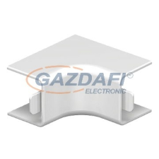 OBO 6160018 WDK HI20020CW Belső Sarokfedél 20x20mm krémfehér PVC villanyszerelés