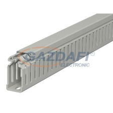 OBO 6178310 LKV 50025 Vezetékrendező Csatorna 50x25x2000mm kőszürke PVC villanyszerelés