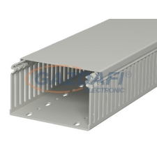 OBO 6178330 LKV 75125 Vezetékrendező Csatorna 75x125x2000mm kőszürke PVC villanyszerelés